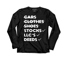 Load image into Gallery viewer, Hustler Goals (Long Sleeve Tshirt)