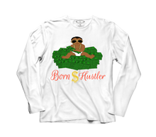 Load image into Gallery viewer, Born Hustler (Long Sleeve Tshirt)
