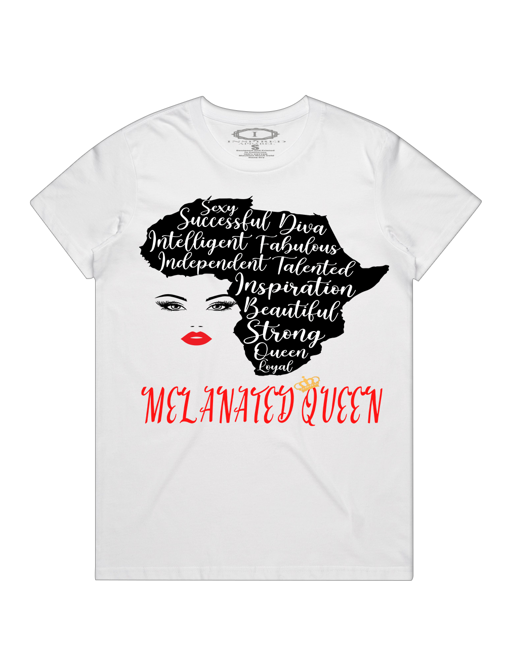 Melanated Queen (Womens Tshirt)